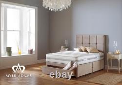 Memory foam 1000 pocket sprung Silk Mattress 3FT 4FT DOUBLE 5FT 6FT