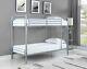 Metal Single Bunk Bed 3ft Single With Mattress Or Without Children Kids Or Adult