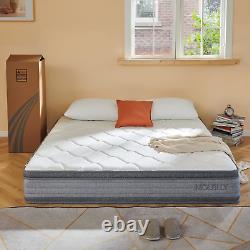 Molblly Single Mattress 3FT Hybrid Pocket Sprung Memory Foam Mattress with & Bed