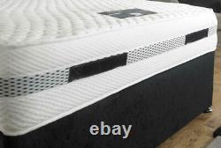 Natural Latex Memory Foam Mattress 1000 Pocket Spring King Size 5FT Luxury SALE