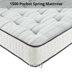 New 1500 Pocket Sprung Memory Foam Mattress 4ft Small Double