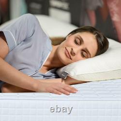 New 4000 Pocket Sprung Memory Mattress Luxury Damask Hypo 3ft 4ft 4ft6 5ft