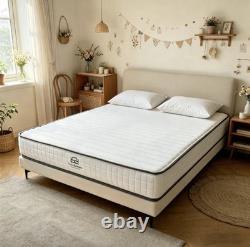 New King Hybrid 20cm Memory Foam Pocket Sprung Mattress For Comfort And Support