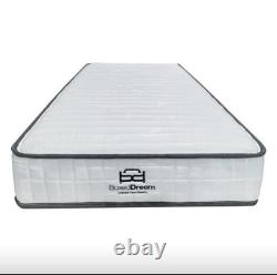 New King Hybrid 20cm Memory Foam Pocket Sprung Mattress For Comfort And Support