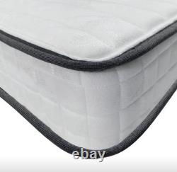 New King Hybrid 20cm Memory Foam Pocket Sprung Mattress For Comfort And Support