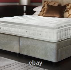 New Pillow Top Pocket 3000 Sprung Organic Memory Foam Mattress All Sizes