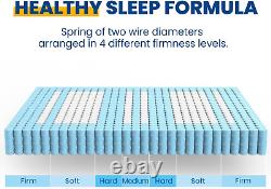 Newentor 4ft6 Double Mattress, 10 Inch Medium Firm Memory Foam Pocket Sprung 7
