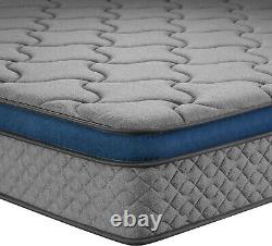 Newentor 4ft6 Double Medium Firm Mattress, 10 Inch Memory Foam Pocket Sprung 01