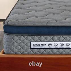 Newentor 7 Zone 3FT Single Memory Foam Mattress, 10 Inch thick with Pocket Sprung