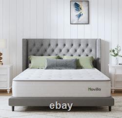 Novilla 30cm Medium Memory Foam Pocket Sprung Mattress
