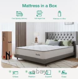 Novilla 30cm Medium Memory Foam Pocket Sprung Mattress