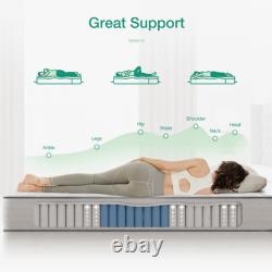 Novilla 30cm Medium Memory Foam Pocket Sprung Mattress