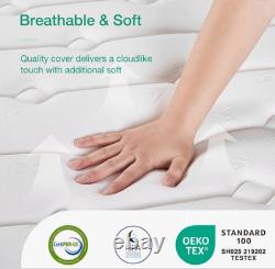 Novilla 30cm Medium Memory Foam Pocket Sprung Mattress