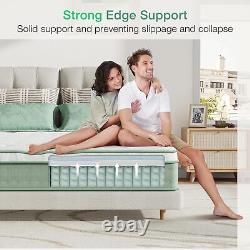Novilla Double Bed Mattresses 10.6 Inch 3-Zone Gel Memory Foam Pocket Sprung Ma