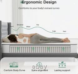 Novilla Memory Foam Pocket Sprung King Mattress 5FT 150x200cm 27cm