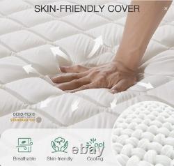 Novilla Memory Foam Pocket Sprung King Mattress 5FT 150x200cm 27cm