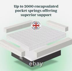 OTTY Hybrid Pocket Sprung Memory Foam Mattress (very lightly used)