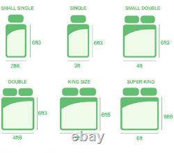 Organic 3000 Pocket Memory Foam Sprung Mattress 3ft 4ft6 Double 5ft King Size