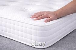 Orthopaedic 1000 Pocket Sprung Memory Foam Mattress Medium Firm 24cm Uk Sizes