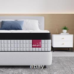 Orthopaedic Hybrid Gel Memory Foam 9 Zone Pocket Sprung Mattress Medium UK
