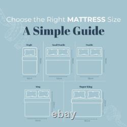 Orthopaedic Hybrid Mattress 10 Inch Gel Memory Foam & Pocket Sprung, All Sizes