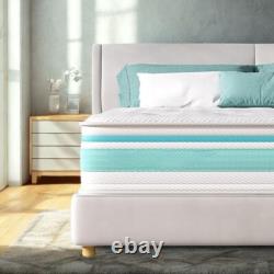 Orthopaedic Hybrid Mattress 10 Inch Gel Memory Foam & Pocket Sprung, All Sizes