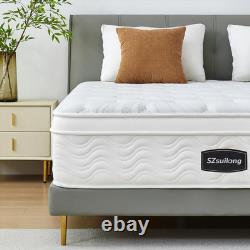 Orthopaedic Hybrid Pocket Sprung Memory Foam Cooling Medium Firm Mattress Deluxe