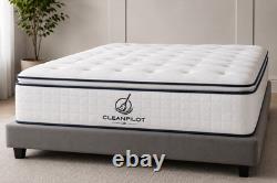 Orthopaedic Pillow Top Pocket Sprung Memory Foam Mattress Single Double King