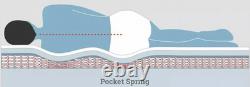 Orthopaedic Pocket Sprung Mattress 3000 Luxury Memory Foam 3ft 4ft 5ft King Size
