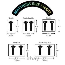 Orthopaedic Pocket Sprung Mattress 3000 Luxury Memory Foam 3ft 4ft 5ft King Size