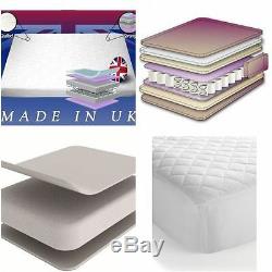 Orthopaedic QUILTED Pocket spring Memory Foam Mattress 140x70x14cm BABY TODDLER