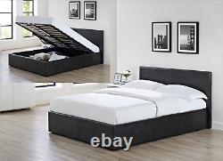 Ottoman Storage Bed 3FT 4FT 4FT6 5FT With Memory Foam Mattress Options 4 Colours