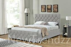 Ottoman Storage Gas Lift Up Bed Frame Single Double King Memory Pocket Mattress