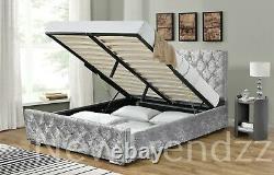 Ottoman Storage Gas Lift Up Bed Frame Single Double King Memory Pocket Mattress