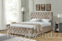 Ottoman Storage Gas Lift Up Bed Frame Single Double King Memory Pocket Mattress