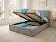 Ottoman Storage Gas Lift Up Double & King Size Fabric Luxur Memory Foam Mattress