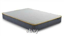 Ottoman Storage Single Double & King Size Fabric Bed Memory Foam Mattress Option