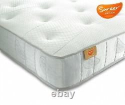 Pocket Memory Foam Mattress hypo allergenic All Sizes standard sizes Sareer