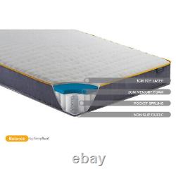 Pocket Memory Mattress, SleepSoul Balance 800 Pocket Memory with 4 Size Options