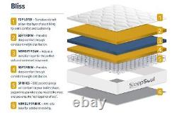 Pocket Spring 800 Visco Elastic Memory Foam Pillow Top Sprung Mattress