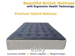 Pocket Spring Cool Medical Memory Foam Mattress 3FT 4FT6 Double 5FT King 6FT