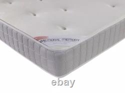 Pocket Spring & Memory Foam Mattress 3FT Single 4FT6 Double 5FT King