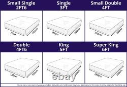 Pocket Spring & Memory Foam Mattress 3FT Single 4FT6 Double 5FT King
