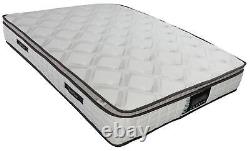 Pocket Spring Sprung, Pillow Top Visco Elastic Memory Foam Mattress, 4ft6,5ft