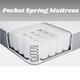 Pocket Spring Tufted Memory Foam Mattress, 3ft Single 4ft, 4ft6, 5ft King, 6ft