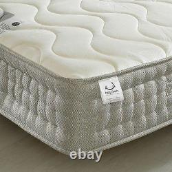 Pocket Sprung Mattress, Bamboo 1500 Memory and Reflex Foam Medium UK Single