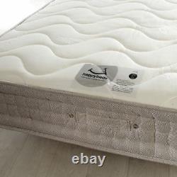 Pocket Sprung Mattress, Bamboo 1500 Memory and Reflex Foam Medium UK Single