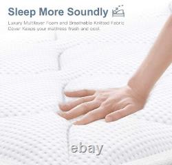 Pocket Sprung Medium Firm Mattress Memory Foam Foam 3FT 4FT 4FT6 Double 5FT King