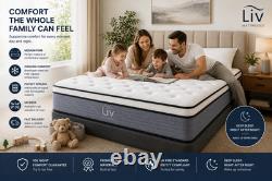 Pocket Sprung Memory Foam Hybrid Mattress Medium Firm Cooling UK Sizes