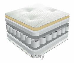 Pocket Sprung and Memory Foam Mattress Hypo Allergenic Fillings All Sizes